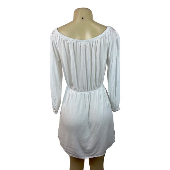 L.A Hearts Women's White Blousson Dress Sz M - Picture 4 of 8